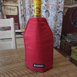 Le Creuset Cherry Red Wine Cooler Sleeve